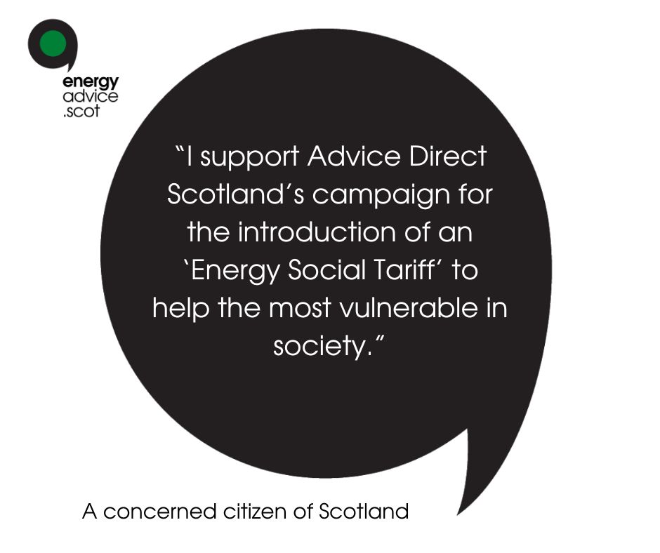 Social Energy Tariff - Advice Direct Scotland